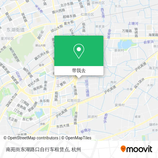 南苑街东湖路口自行车租赁点地图