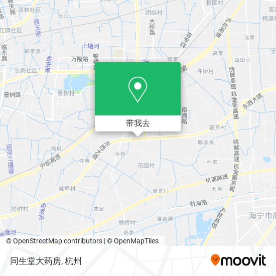 同生堂大药房地图