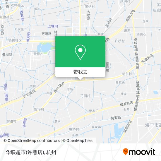 华联超市(许巷店)地图