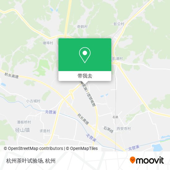 杭州茶叶试验场地图