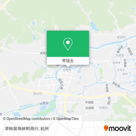 举刚装饰材料商行地图