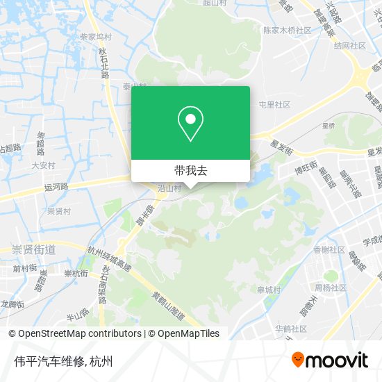 伟平汽车维修地图