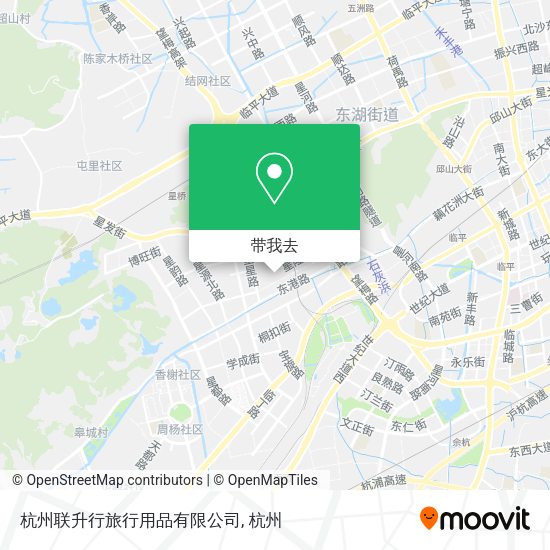 杭州联升行旅行用品有限公司地图