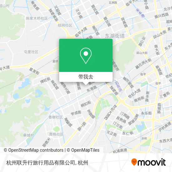 杭州联升行旅行用品有限公司地图