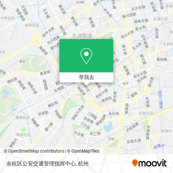 余杭区公安交通管理指挥中心地图