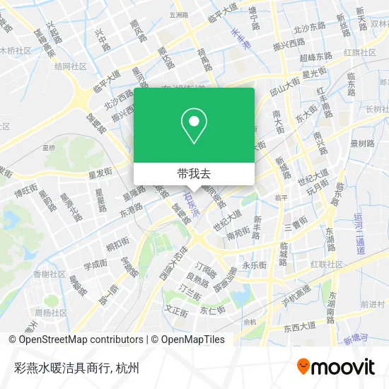 彩燕水暖洁具商行地图