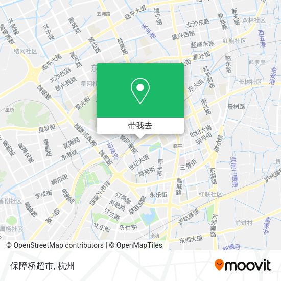 保障桥超市地图