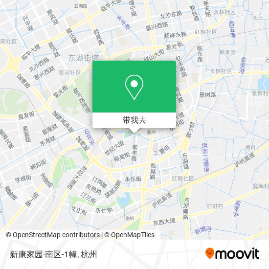 新康家园·南区-1幢地图