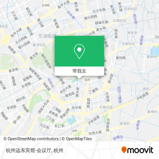 杭州远东宾馆-会议厅地图