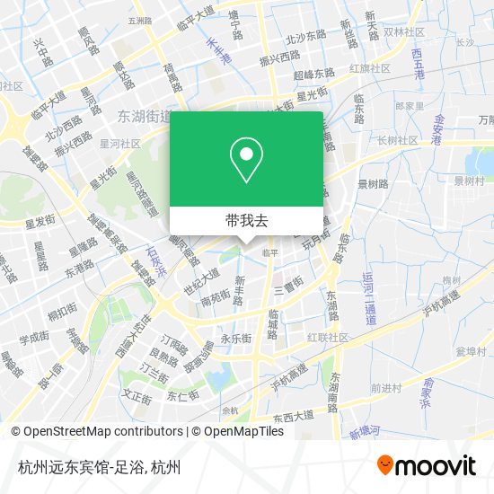 杭州远东宾馆-足浴地图