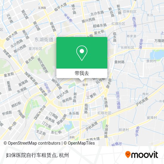 妇保医院自行车租赁点地图
