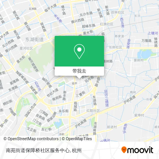 南苑街道保障桥社区服务中心地图