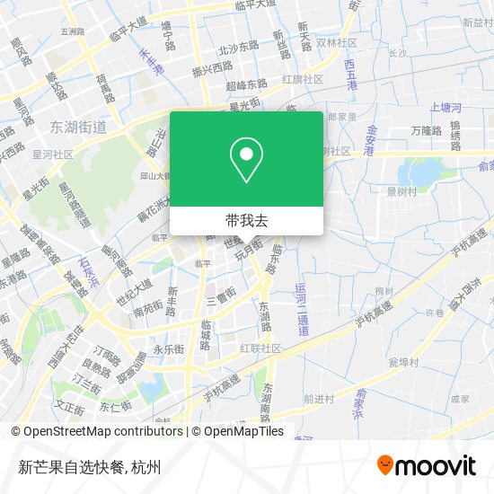新芒果自选快餐地图