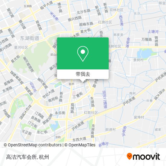 高洁汽车会所地图