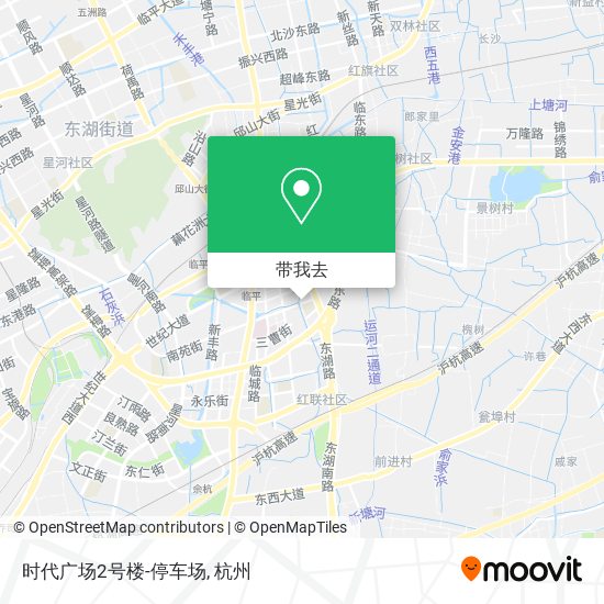 时代广场2号楼-停车场地图