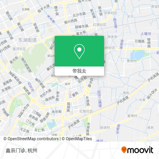 鑫辰门诊地图