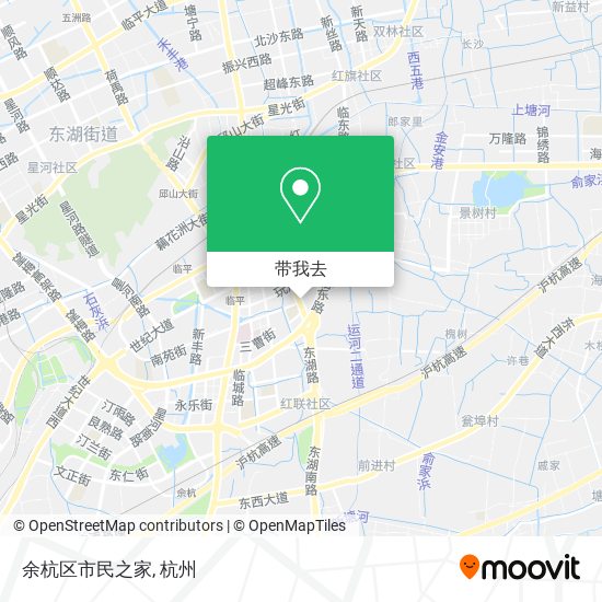 余杭区市民之家地图