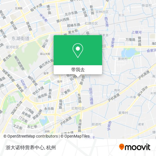浙大诺特营养中心地图