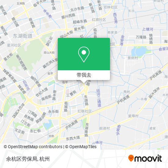 余杭区劳保局地图