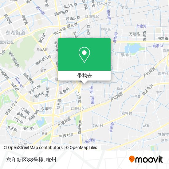 东和新区88号楼地图