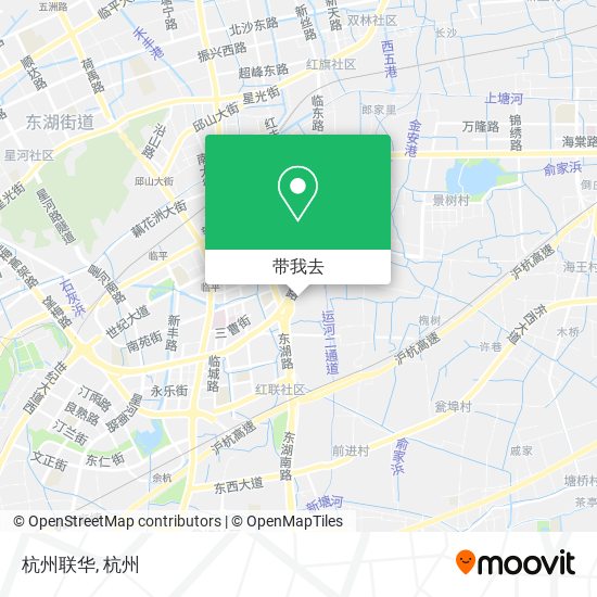杭州联华地图