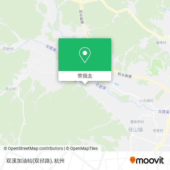 双溪加油站(双径路)地图
