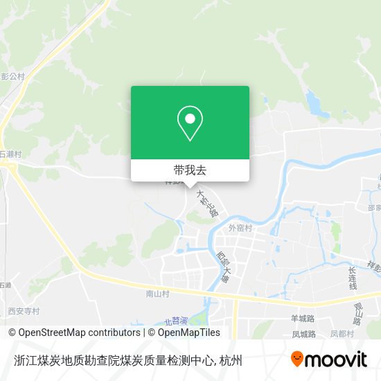 浙江煤炭地质勘查院煤炭质量检测中心地图