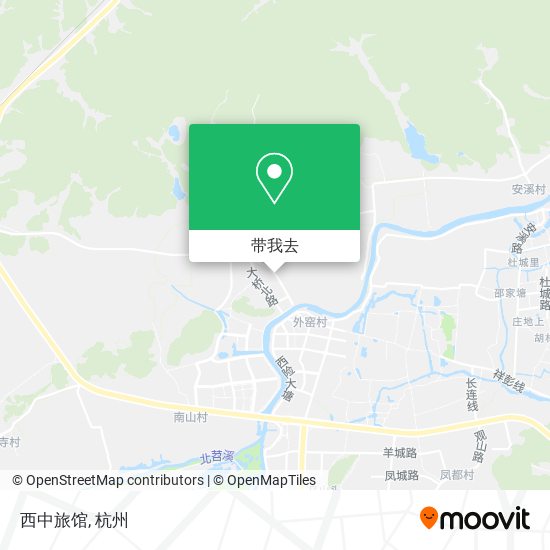 西中旅馆地图