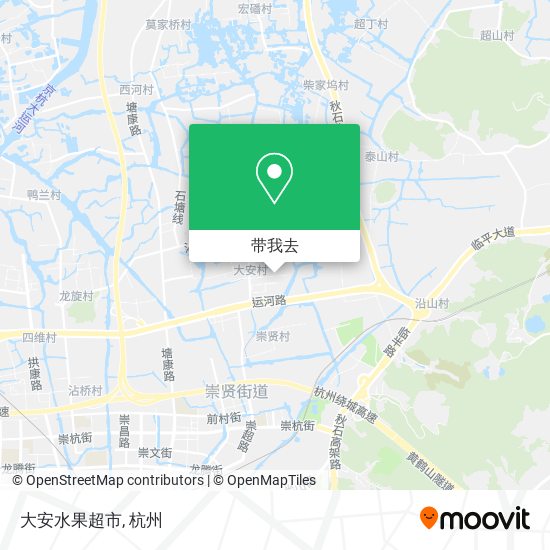 大安水果超市地图