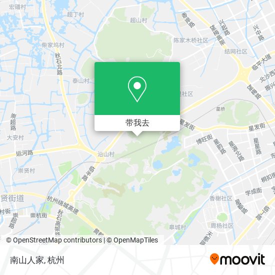 南山人家地图