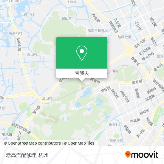 老高汽配修理地图