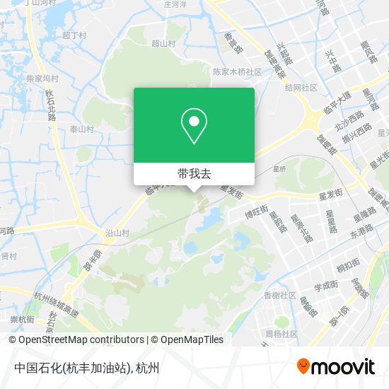 中国石化(杭丰加油站)地图