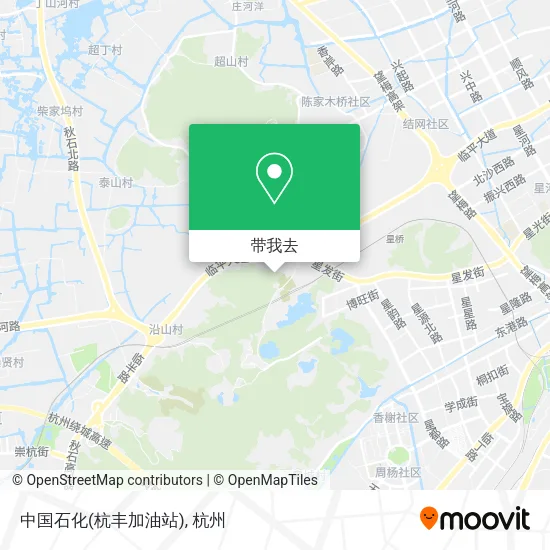 中国石化(杭丰加油站)地图