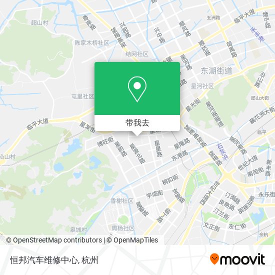 恒邦汽车维修中心地图
