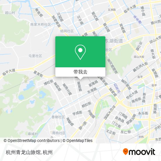 杭州青龙山旅馆地图
