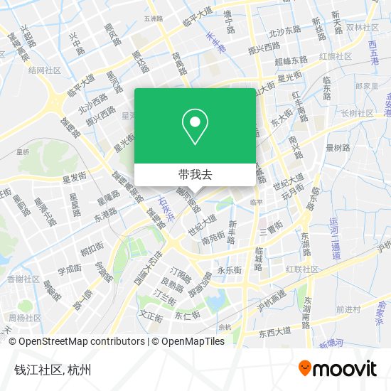 钱江社区地图