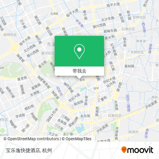 宝乐逸快捷酒店地图