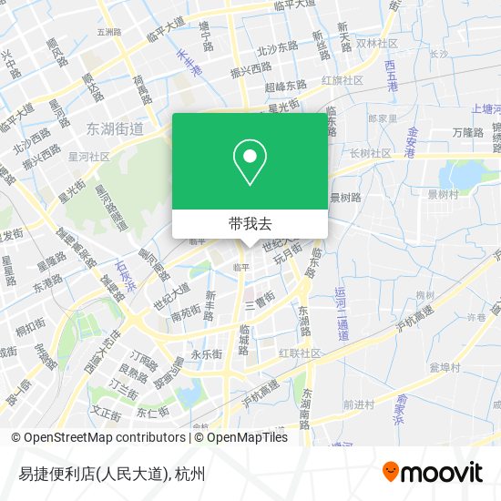 易捷便利店(人民大道)地图