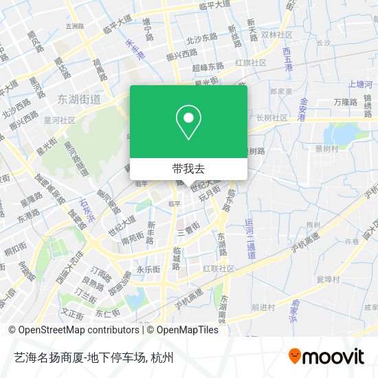 艺海名扬商厦-地下停车场地图