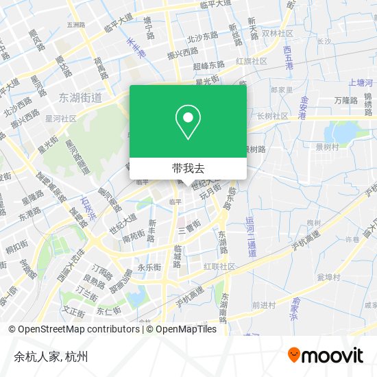 余杭人家地图