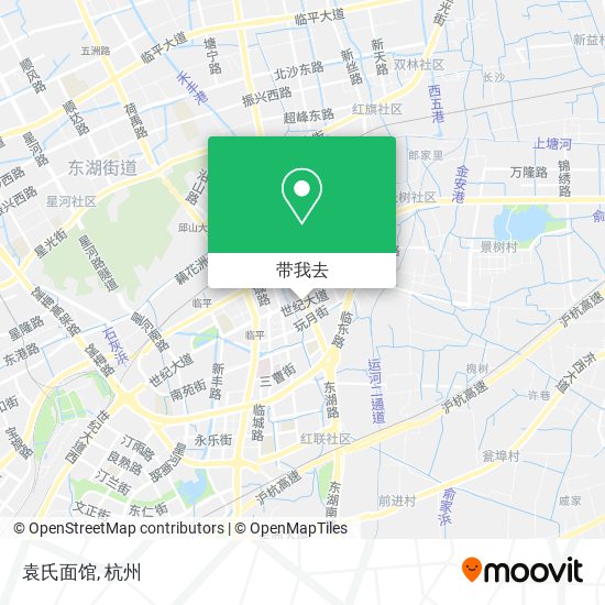 袁氏面馆地图