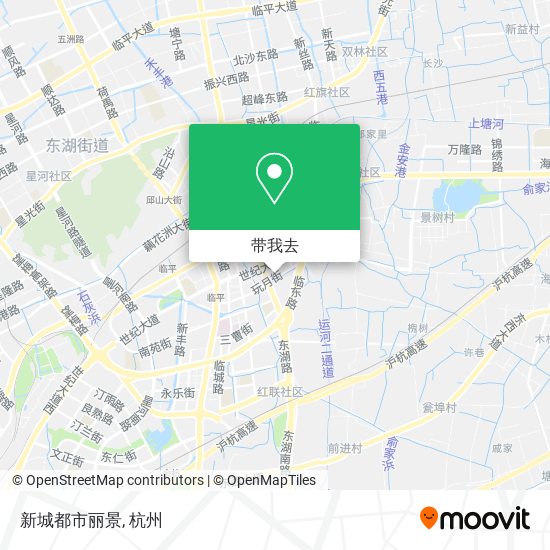 新城都市丽景地图