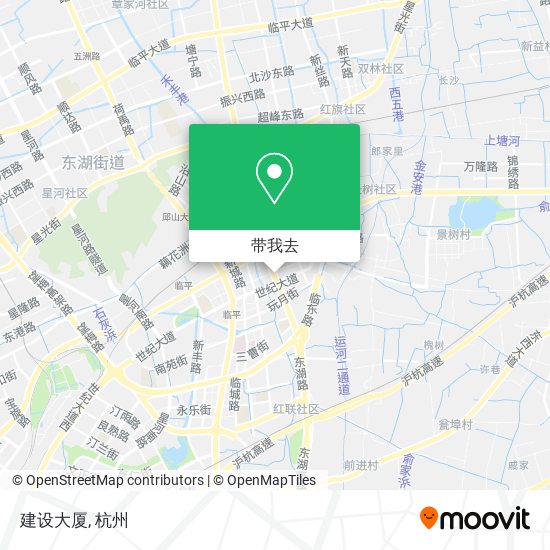 建设大厦地图