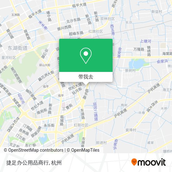 捷足办公用品商行地图