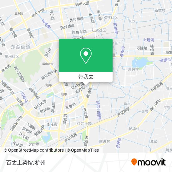 百丈土菜馆地图