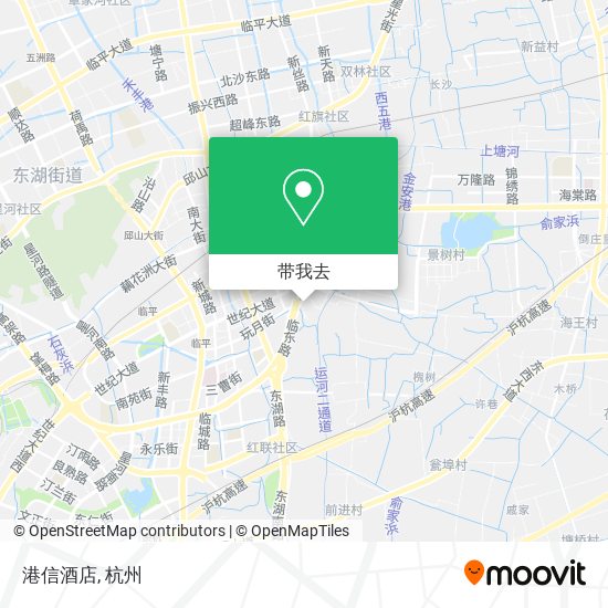 港信酒店地图