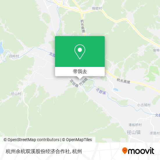 杭州余杭双溪股份经济合作社地图