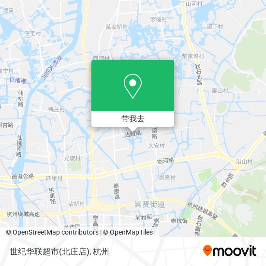 世纪华联超市(北庄店)地图