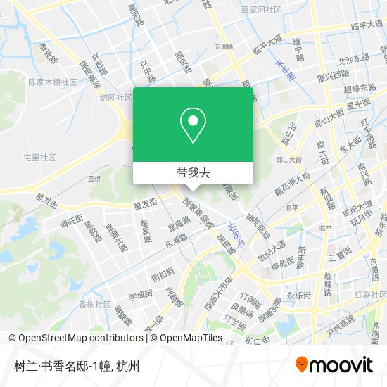 树兰·书香名邸-1幢地图
