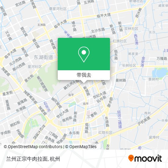 兰州正宗牛肉拉面地图